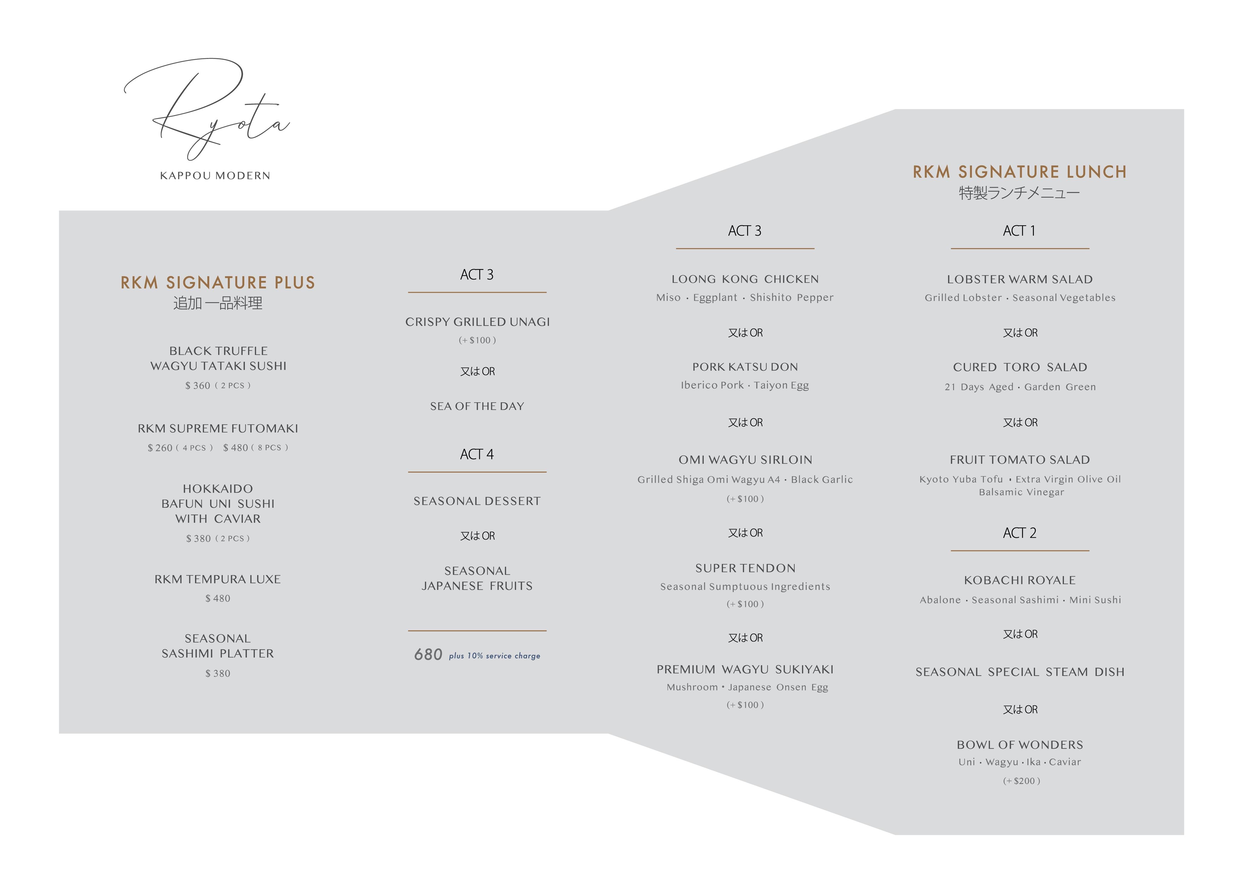 Ryota Online Booking - Bistrochat